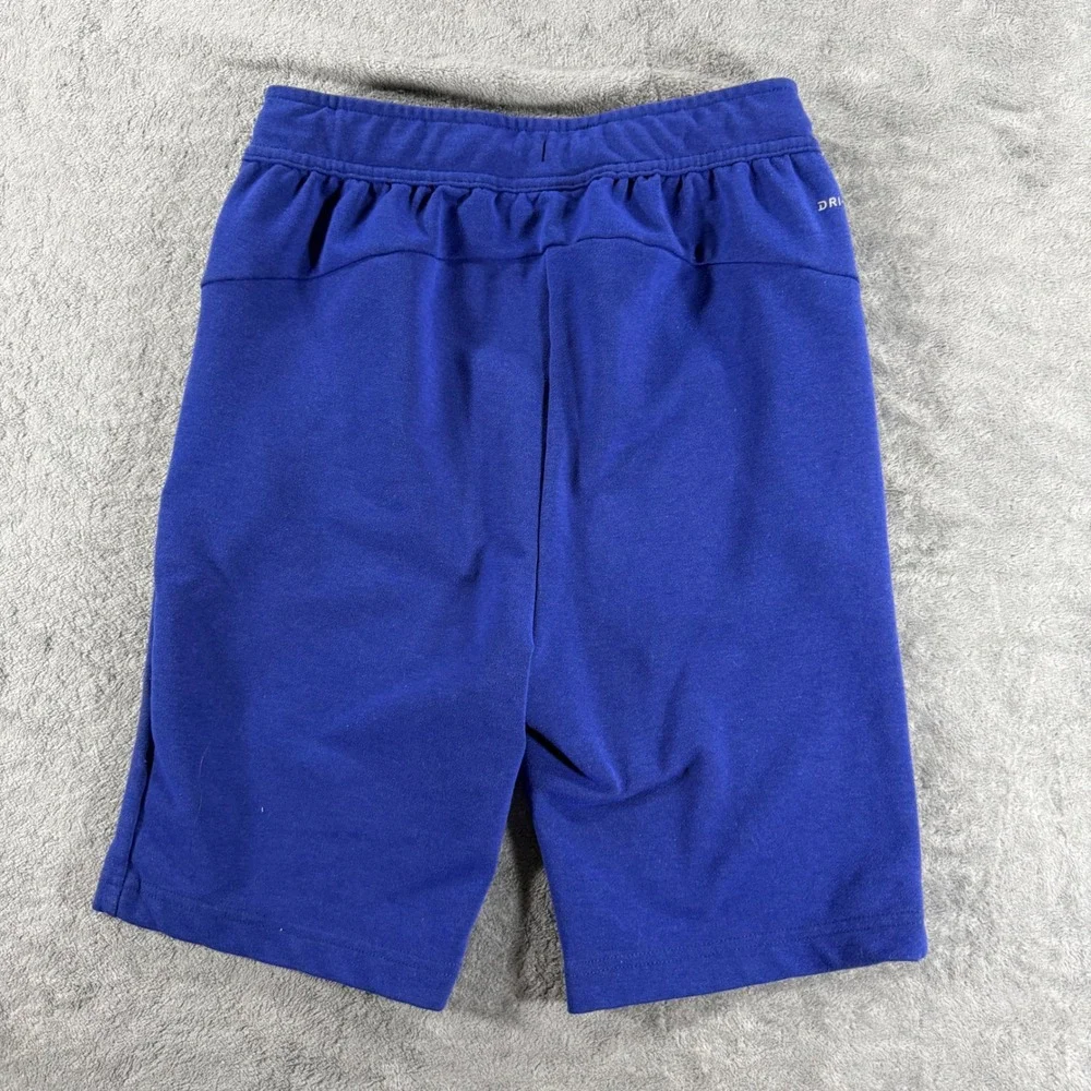 Nike Tech Shorts Youth Large Blue Excellent Dri-FIT Reflective Silver Zippered